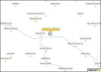 map of Khodurki