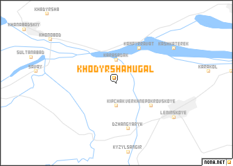 map of Khodyrsha-Mugalʼ