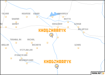 map of Khodzha-Aryk
