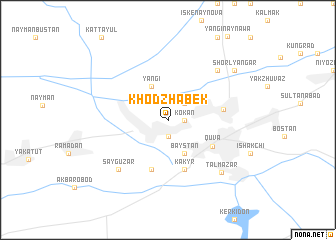 map of Khodzhabek