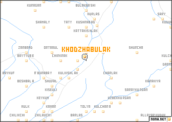 map of Khodzha-Bulak