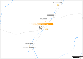 map of Khodzhakaraul