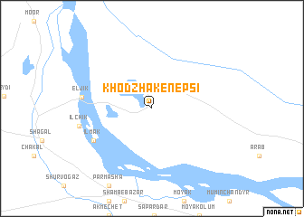 map of Khodzha-Kenepsi