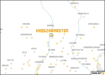 map of Khodzha-Maston