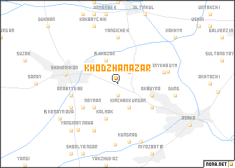 map of Khodzha-Nazar