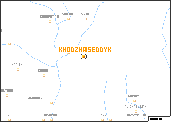 map of Khodzha-Seddyk