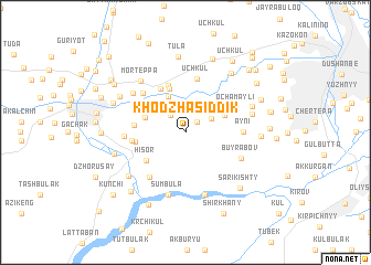 map of Khodzhasiddik