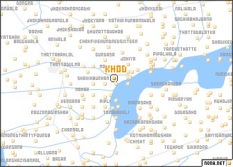 map of Khod