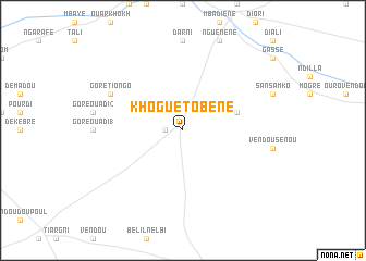 map of Khogué Tobène
