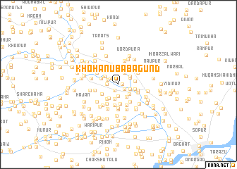 map of Khohanu Bābagund