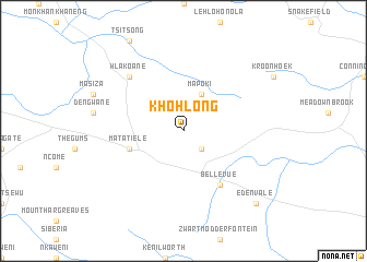 map of Khohlong