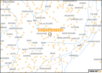 map of Khohra Marri