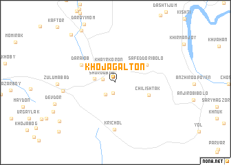 map of Khojagalton
