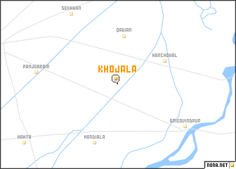 map of Khojāla