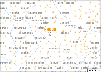 map of Khoja