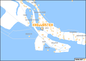 map of Khojjasteh