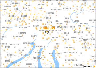 map of Khojūri