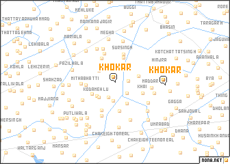 map of Khokar