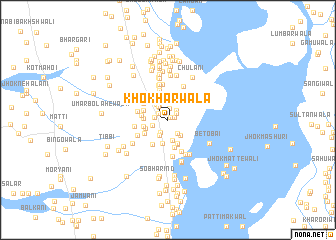 map of Khokharwāla