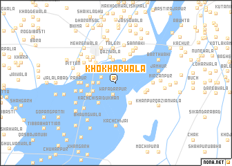 map of Khokharwāla