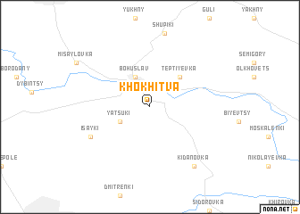 map of Khokhitva