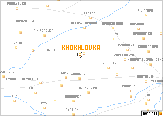 map of Khokhlovka
