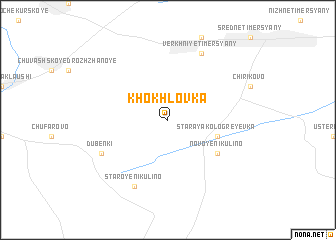 map of Khokhlovka