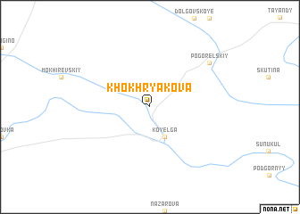 map of Khokhryakova