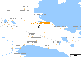 map of Khokkoyeva