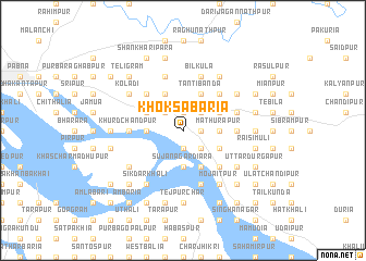 map of Khoksābāria