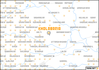 map of Kholābāria