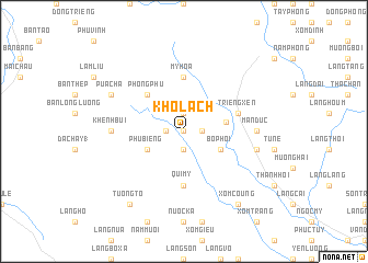 map of Khồ Lach