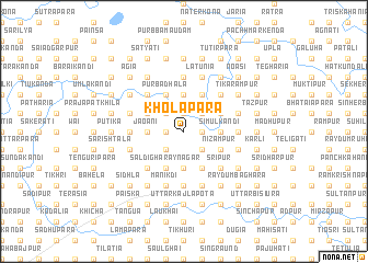 map of Kholāpāra