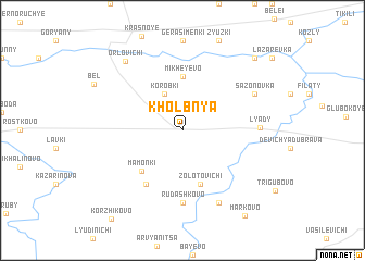 map of Kholbnya