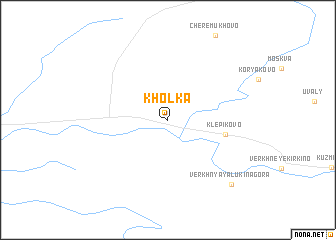 map of Kholka