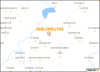 map of Kholkholitsa