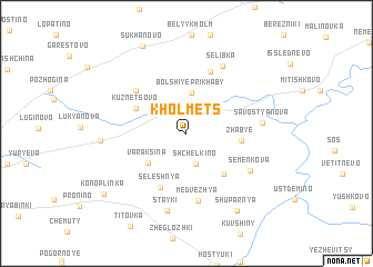 map of Kholmets