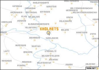 map of Kholmets