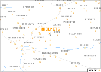 map of Kholmets