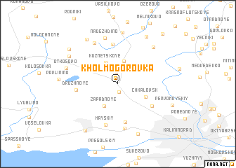 map of Kholmogorovka