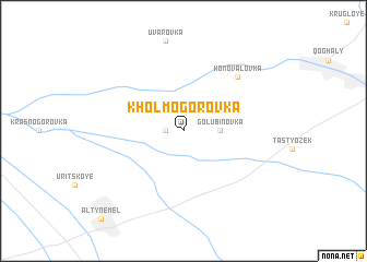 map of Kholmogorovka