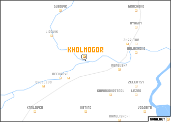 map of Kholmogor