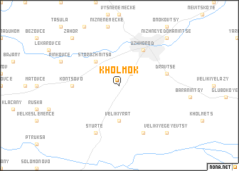 map of Kholmok