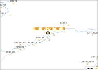 map of Kholmyashchevo