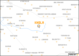 map of Kholm