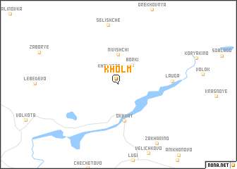 map of Kholm