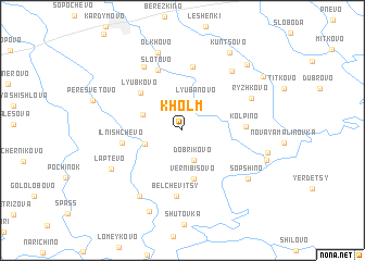 map of Kholm