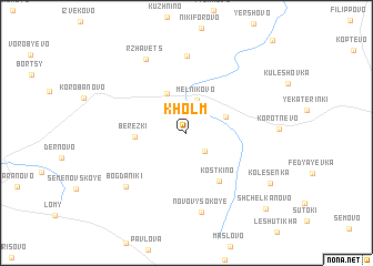 map of Kholm