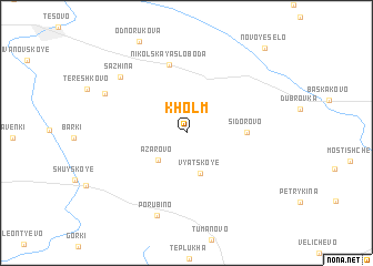 map of Kholm