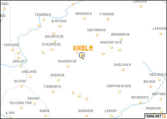 map of Kholm